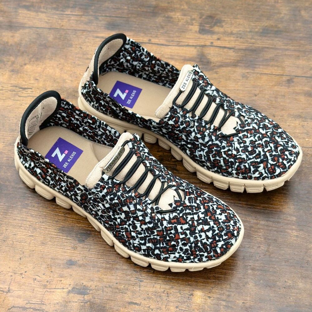 Zee Alexis Danielle A Women Size 8 Slip On Woven Comfort Casual Shoes